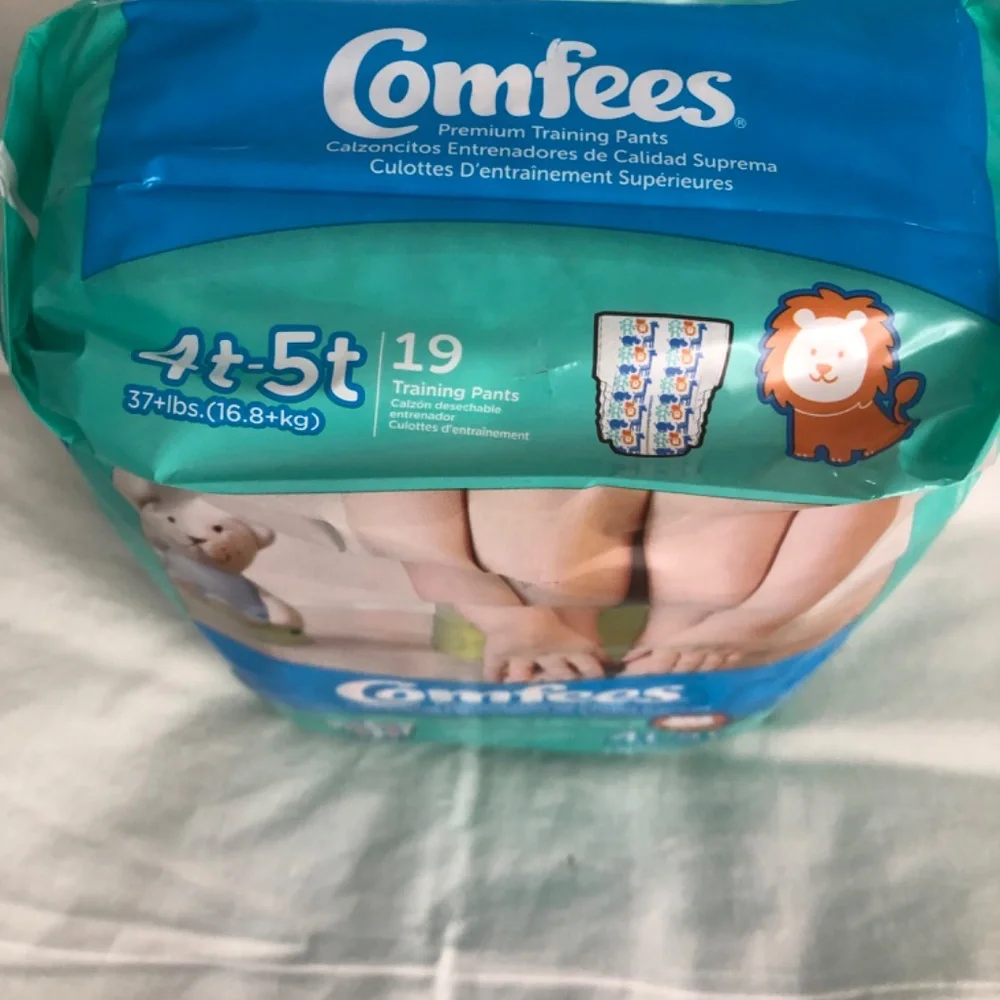 4T-5T Comfees Pull Up Diaper 2 Packs of 19